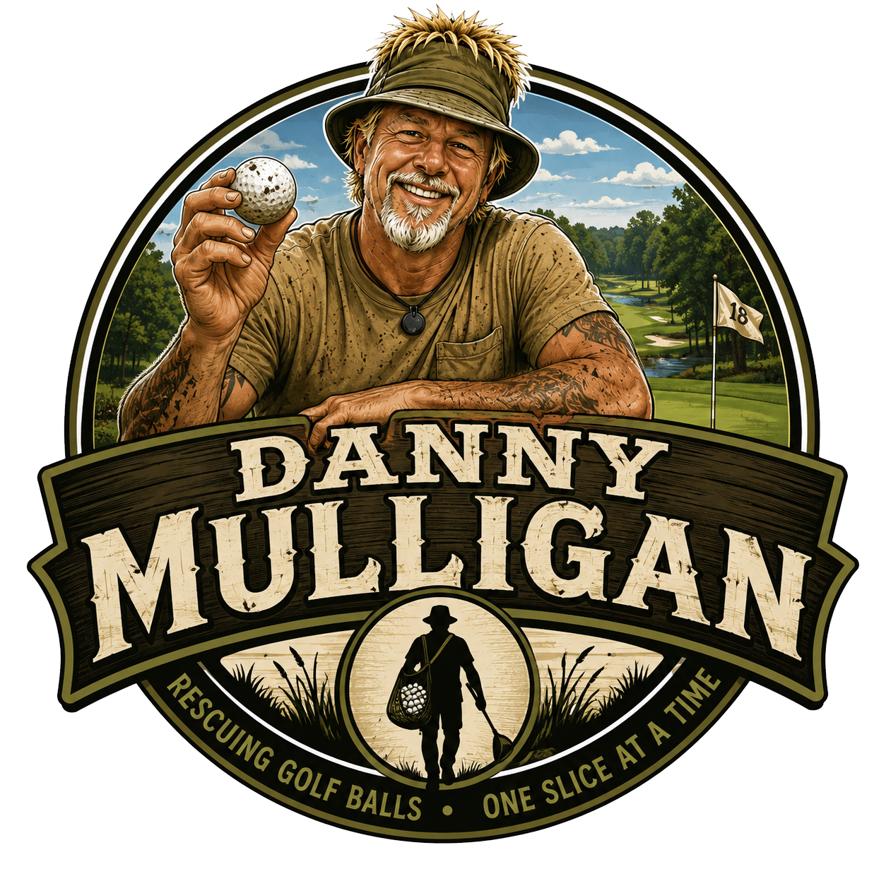 Danny Mulligan — Rescuing Golf Balls One Slice at a Time logo